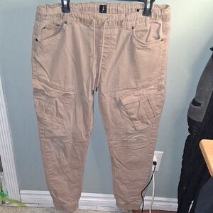 Men's Casual Tan Cargo Pants